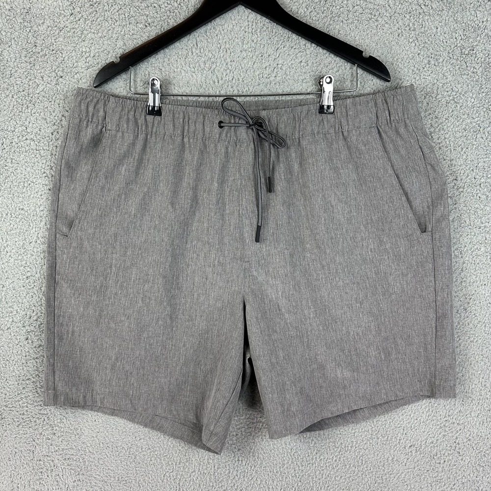 Eddie Bauer Shorts Mens 2XL Drawstring Stretch Athletic Casual Polyester Rugby